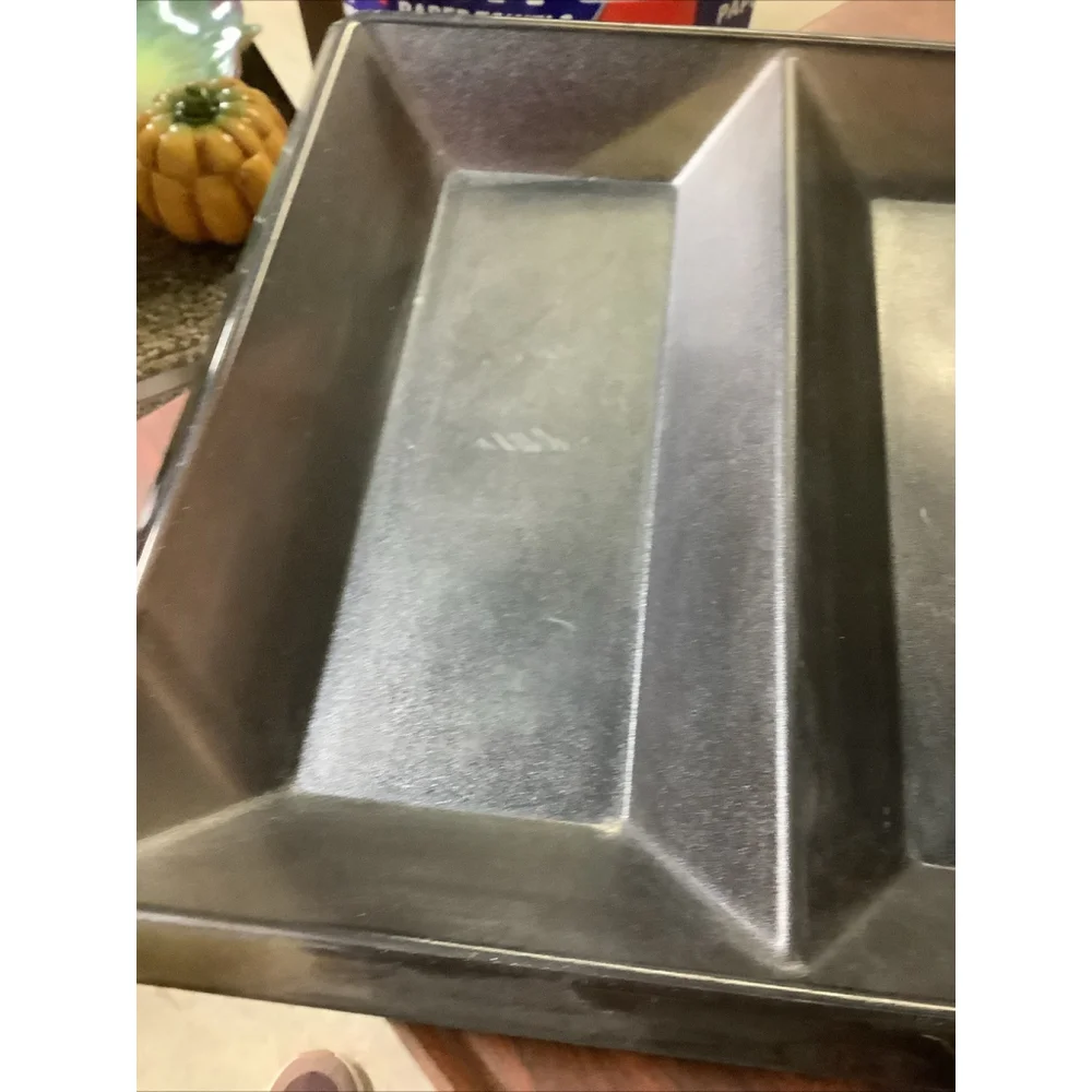 VINTAGE TUPPERWARE -Black Server - NUMBER 1385-4 Tray ONLY For Dips